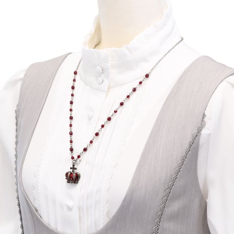 "Noble"クラウンネックレス／シルバー