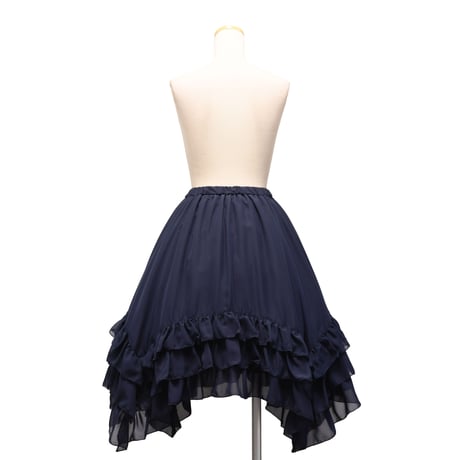 シフォンフリルスカート