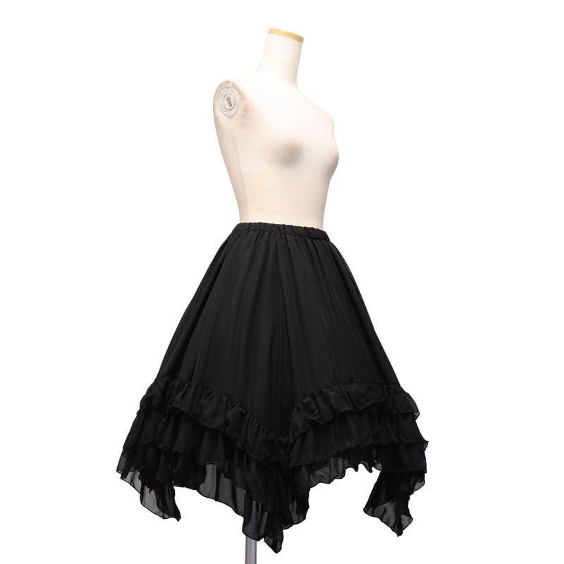 Sheglit/ロングシフォンスカート シフォンフリルスカート | Sheglit MiDiom online store
