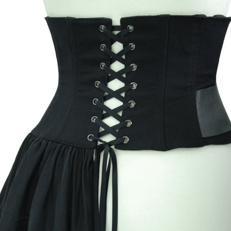"Restraint"レザーコルセット