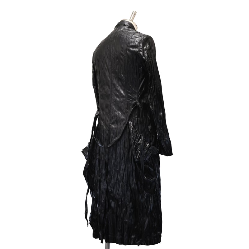 MiDiom】Stole Collar Long Coat | Sheglit MiDiom