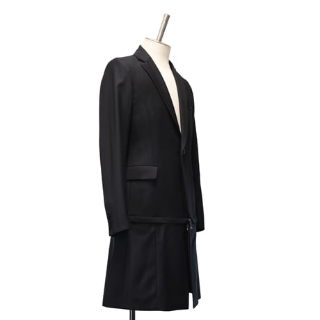 【MiDiom】Zip Long Tailored Jacket