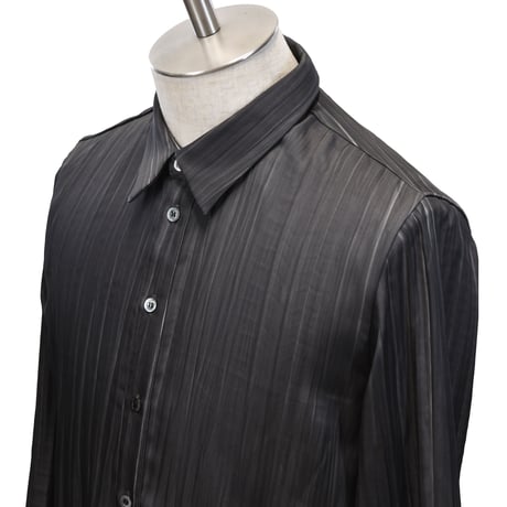 【MiDiom】Ink Flow Stripe Shirt