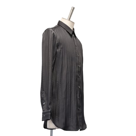【MiDiom】Ink Flow Stripe Shirt