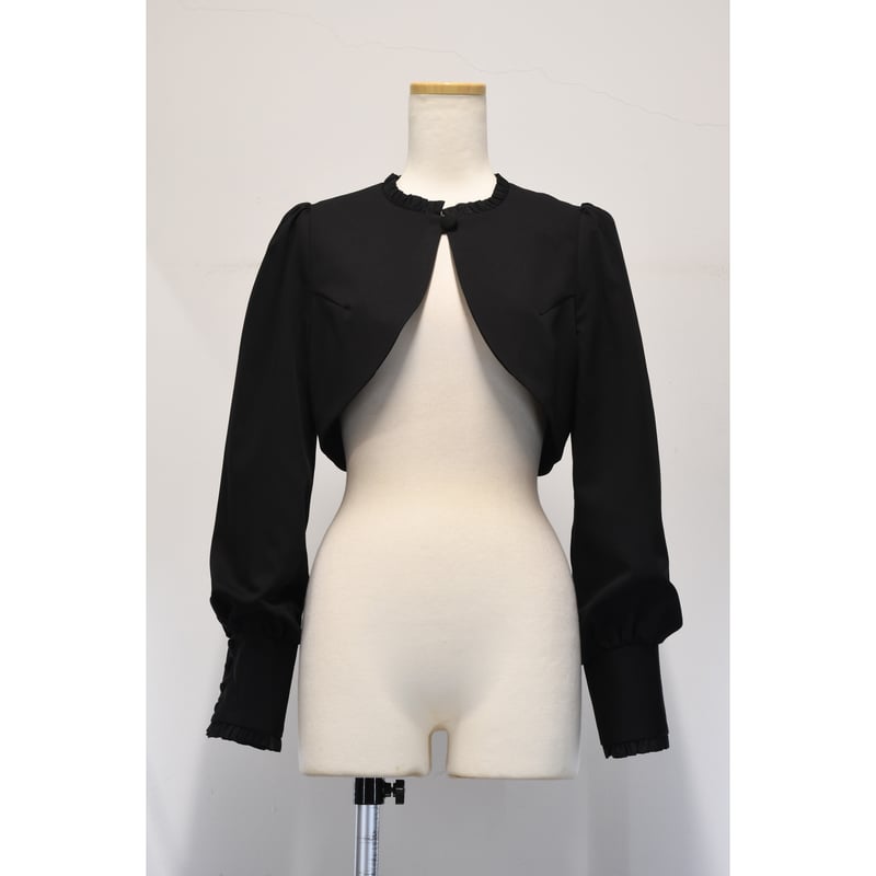 サンプル】フリルクラシカルボレロ／ブラック | Sheglit MiDiom online