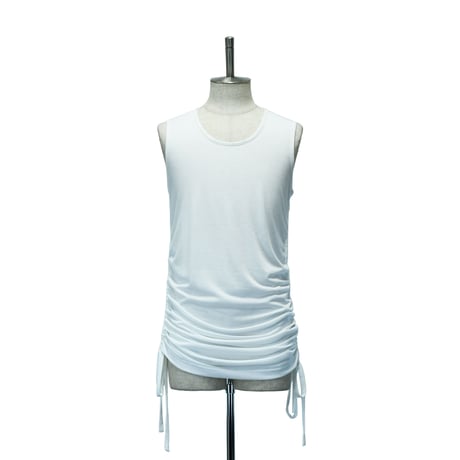 【MiDiom】Shirring Tank Top