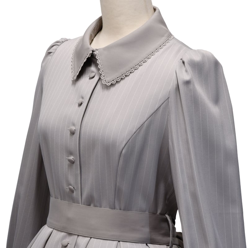 ストライプタックワンピース | Sheglit MiDiom online store ストライプタックワンピース | Sheglit MiDiom online store