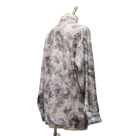 【MiDiom】Abstract Leaf Big Shirt