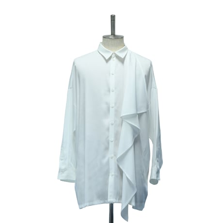【MiDiom】Ruffle Frill Big Shirt