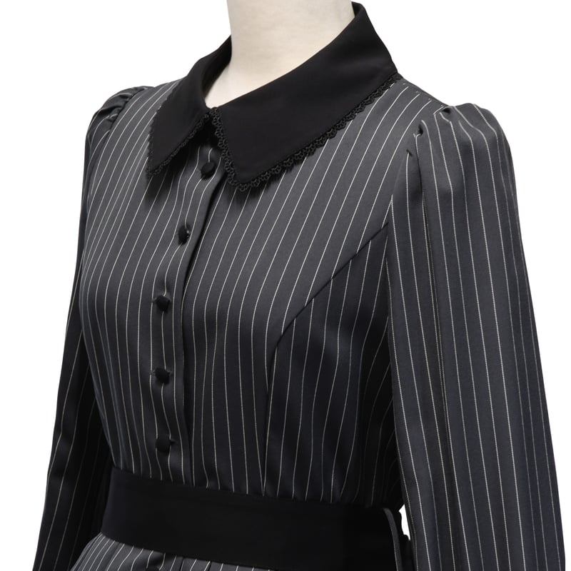 ストライプタックワンピース | Sheglit MiDiom online store