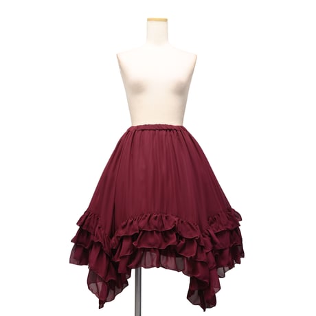 シフォンフリルスカート