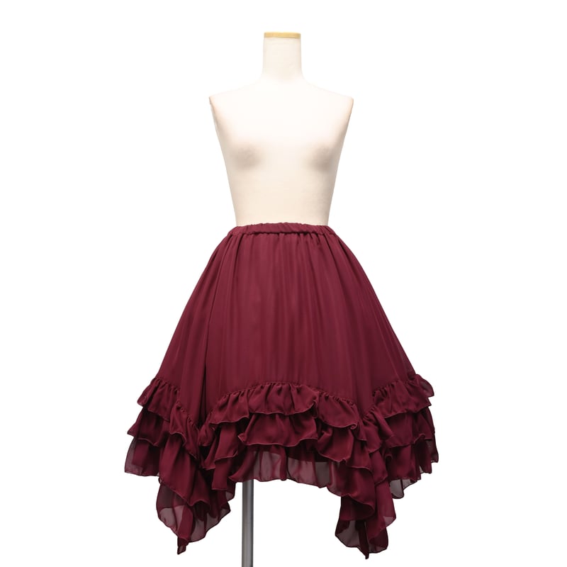 シフォンフリルスカート | Sheglit MiDiom online store シフォンフリルスカート | Sheglit MiDiom online store