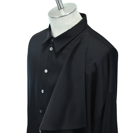 【MiDiom】Ruffle Frill Big Shirt