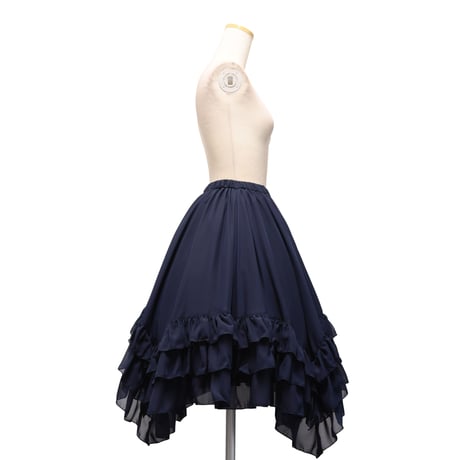 シフォンフリルスカート