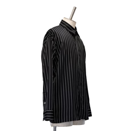 【MiDiom】Stripe Big Shirt