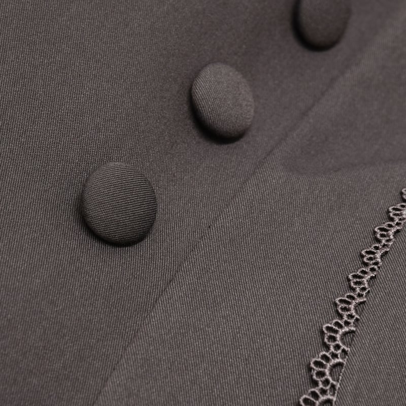 小夜啼鳥のジャンパースカート／チャコールグレー | Sheglit MiDiom  