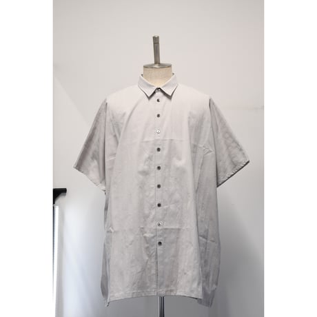 【サンプル】【MiDiom】Square Big Shirt／Light Grey