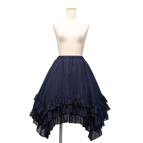 シフォンフリルスカート