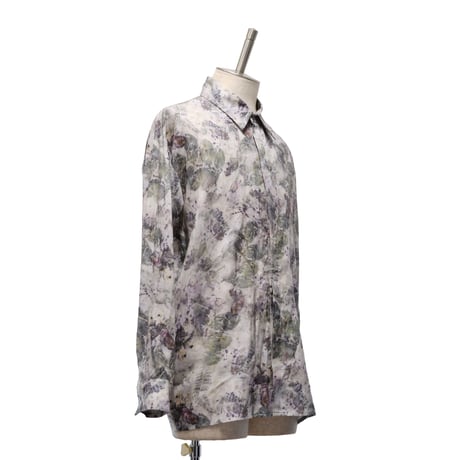 【MiDiom】Abstract Leaf Big Shirt