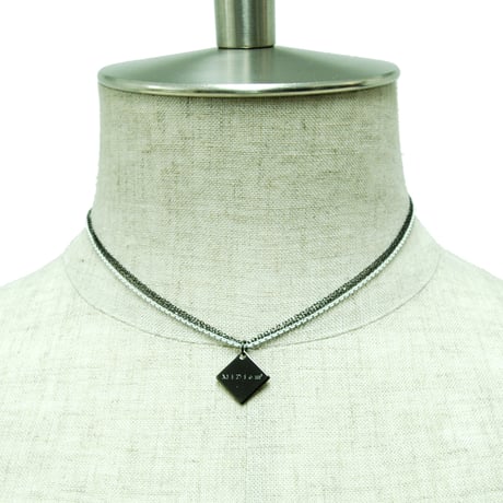 【MiDiom】Monotone Short Necklace