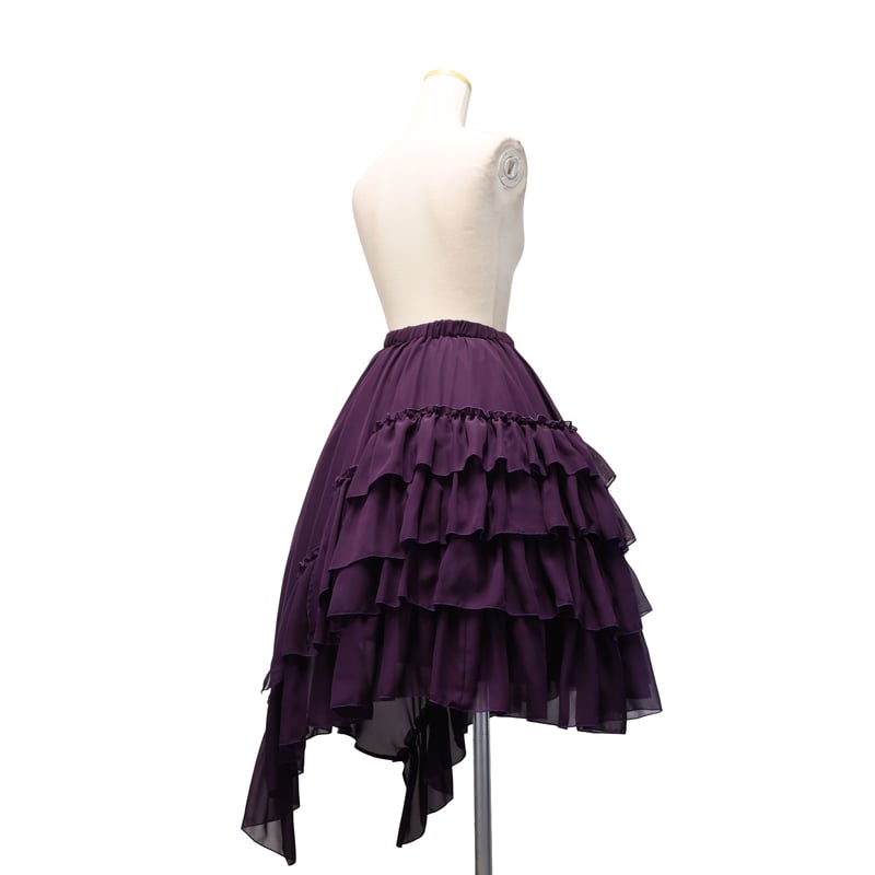 ★RONRON★★新作・25SS★アシンメトリーフリルパンツスカート アシンメトリーフリルスカート | Sheglit MiDiom online store