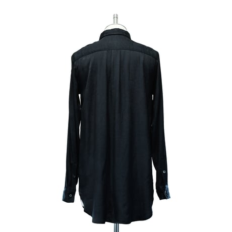 【MiDiom】Elegant JQ Long Shirt【Black／ラスト1点】