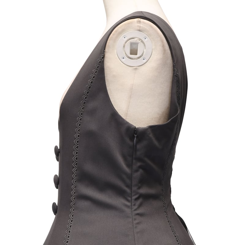 小夜啼鳥のジャンパースカート／チャコールグレー | Sheglit MiDiom  