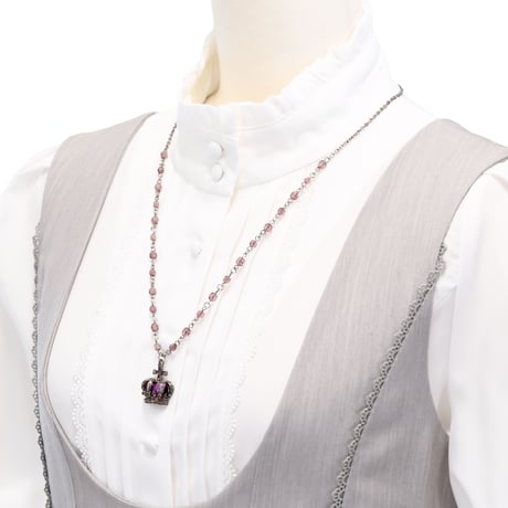 "Noble"クラウンネックレス／シルバー