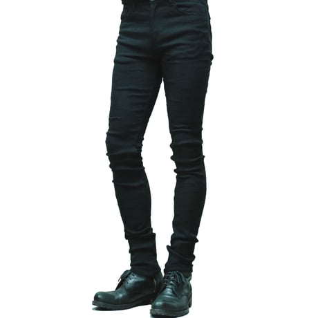 【MiDiom】Damaged Stretch Skinny【ラスト1点】