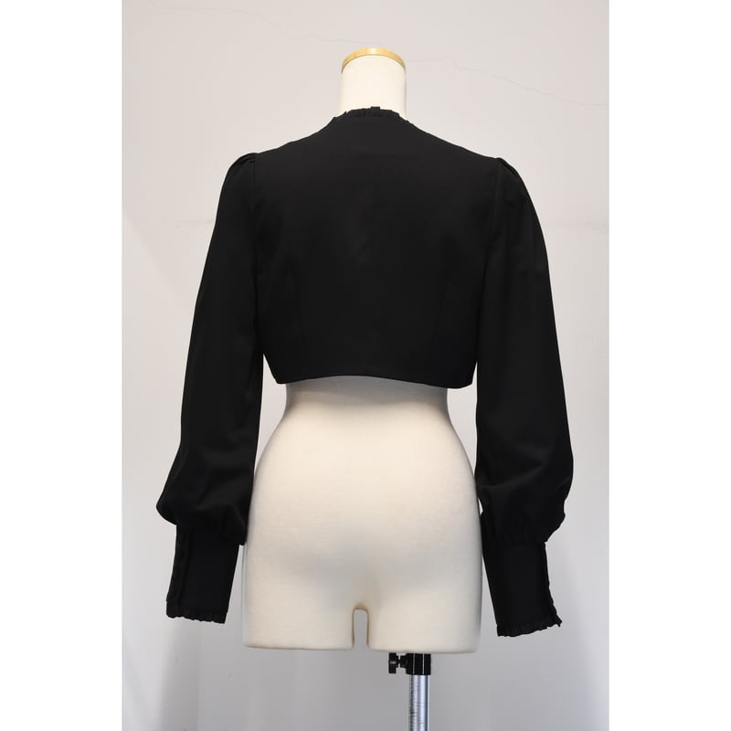 サンプル】フリルクラシカルボレロ／ブラック | Sheglit MiDiom online