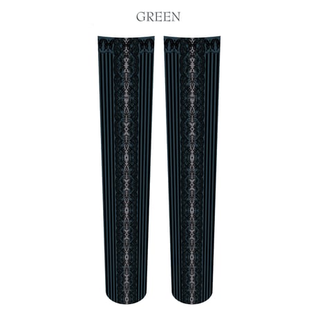●ブラック／ラスト1点●Lace Stripe Over Knee
