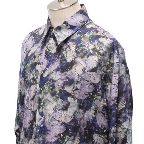 【MiDiom】Abstract Leaf Big Shirt