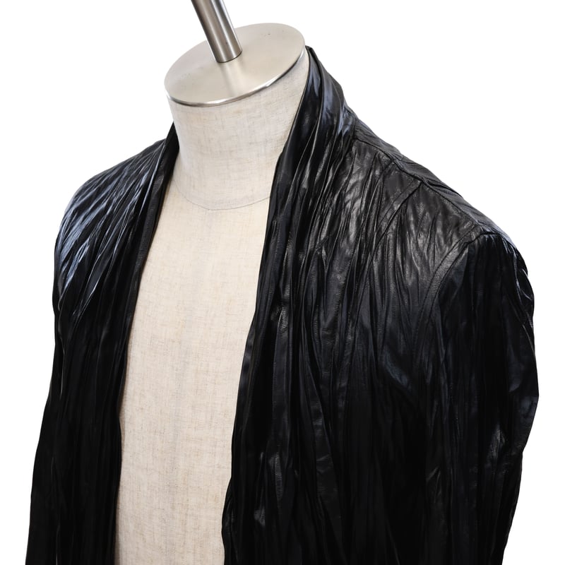 MiDiom】Stole Collar Long Coat | Sheglit MiDiom