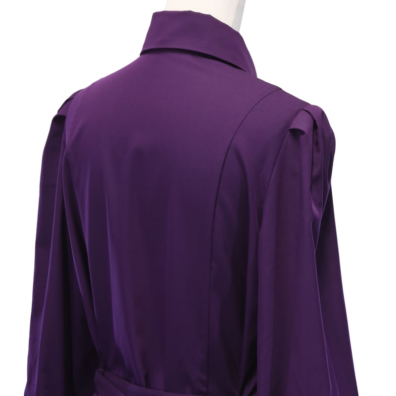 ビショップスリーブジャボブラウス／パープル | Sheglit MiDiom online