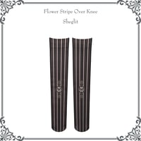 Flower Stripe Over Knee