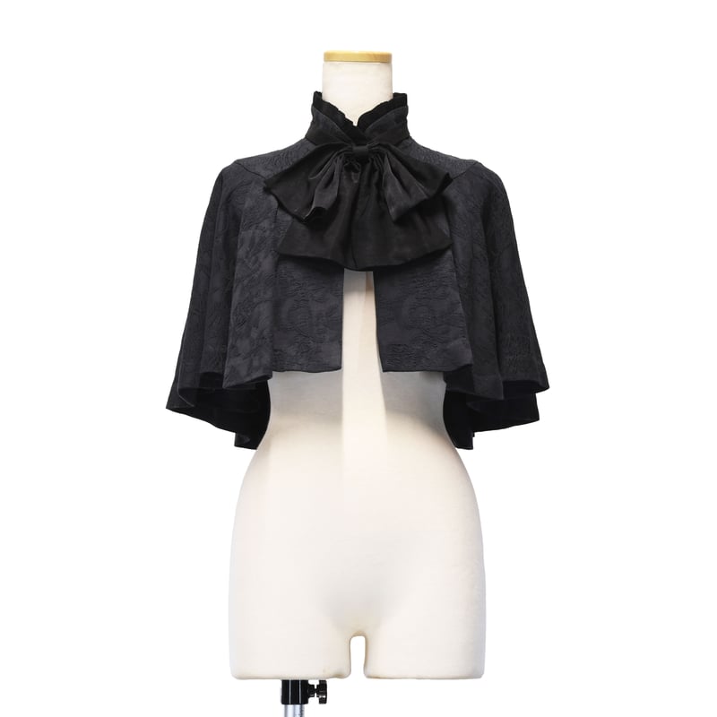 Sheglit リボンクラシカルケープ 黒 G08dkLYaEAQ1nsZ_720x.jpg?v=