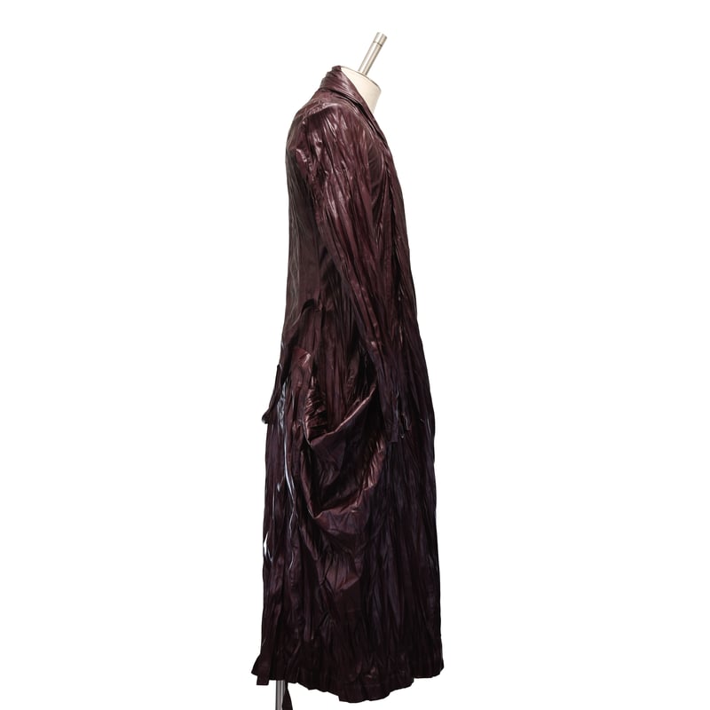 MiDiom】Stole Collar Long Coat | Sheglit MiDiom