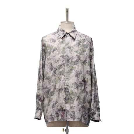 【MiDiom】Abstract Leaf Big Shirt