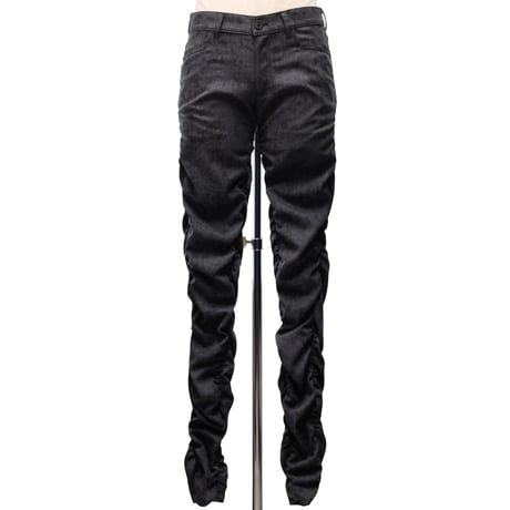 【MiDiom】Printed Shirring Pants