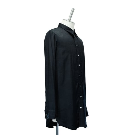 【MiDiom】Elegant JQ Long Shirt【Black／ラスト1点】