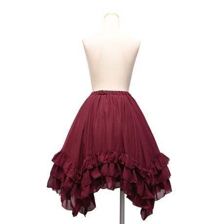 シフォンフリルスカート