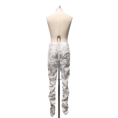 【MiDiom】Printed Shirring Pants
