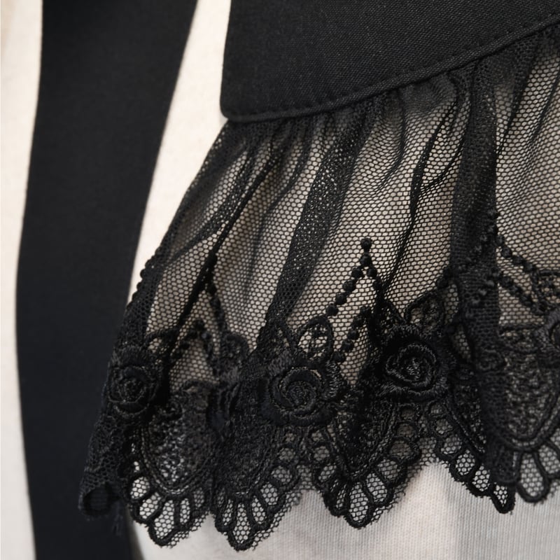 WILLFULLY リムーバルサスペンダーティアードフリルベアトップス