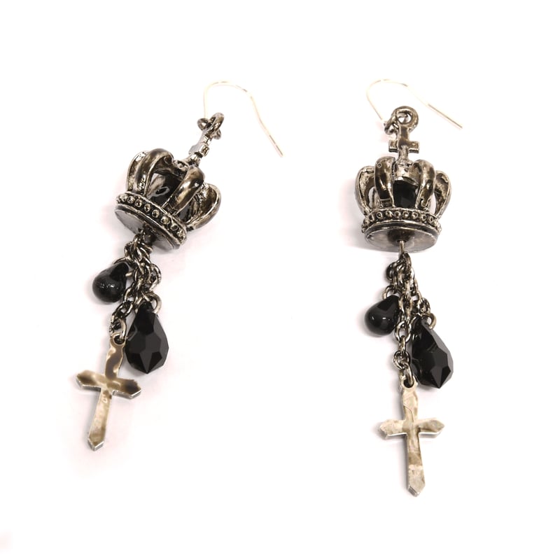 ドロップクラウンピアス | Sheglit MiDiom online store
