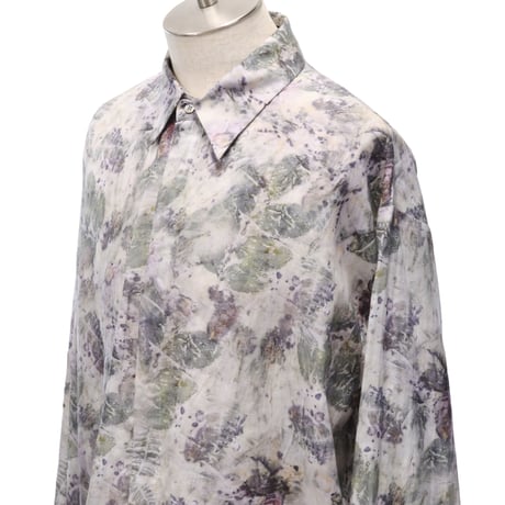 【MiDiom】Abstract Leaf Big Shirt