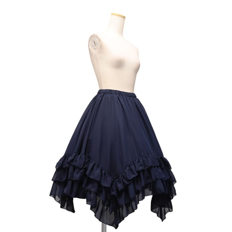 シフォンフリルスカート