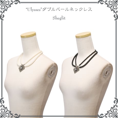 "Ulysses"ダブルパールネックレス