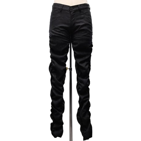 【MiDiom】Printed Shirring Pants