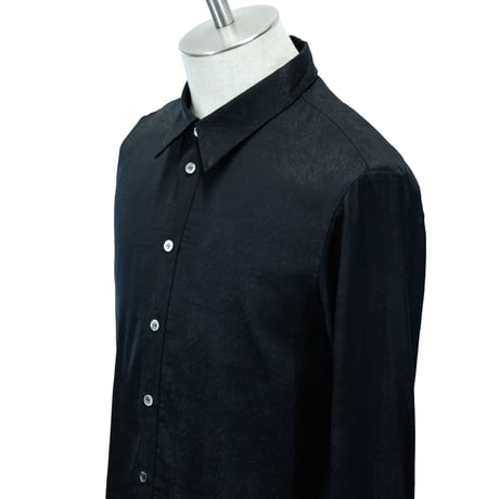 【MiDiom】Elegant JQ Long Shirt【Black／ラスト1点】