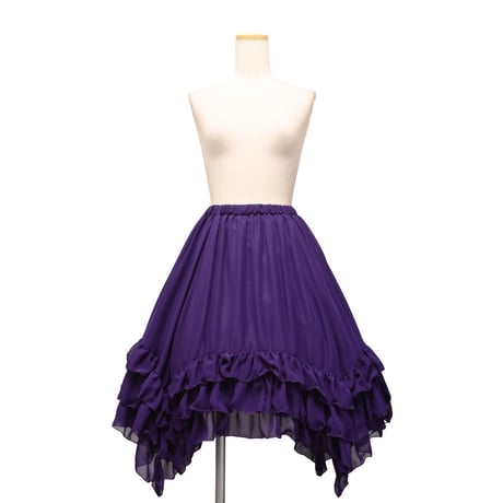 シフォンフリルスカート